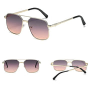 metal square frame sunglasses, view 16 - MRSLM