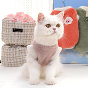 soft fleece vest for cats and small dogs - MRSLM