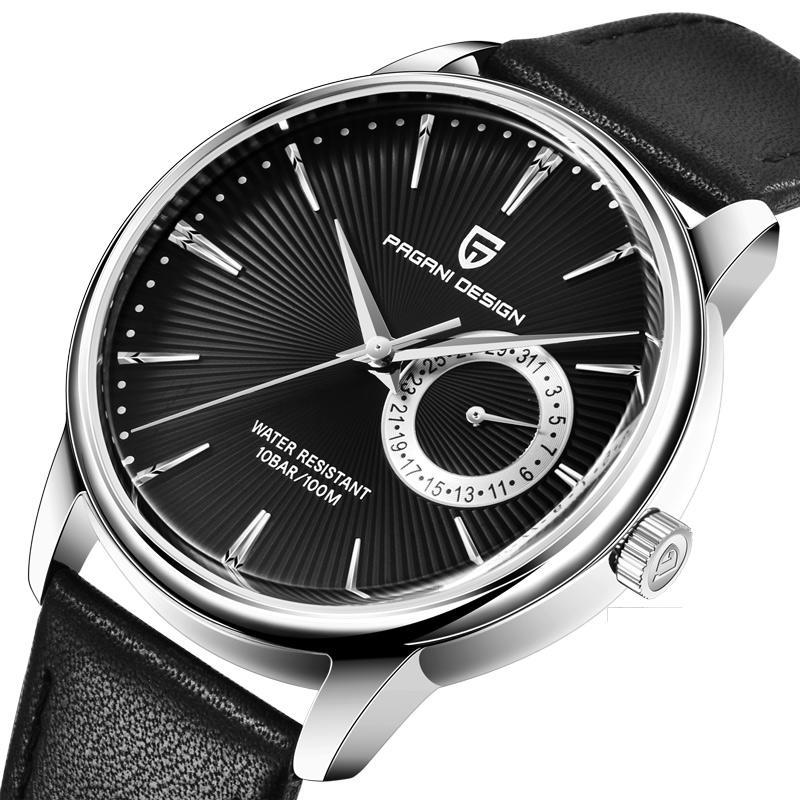 men's stainless steel quartz watch, view 5 - MRSLM