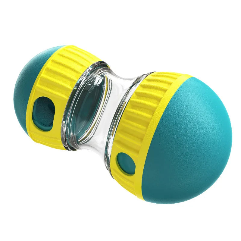 dog treat dispenser ball toy, view 2 - MRSLM