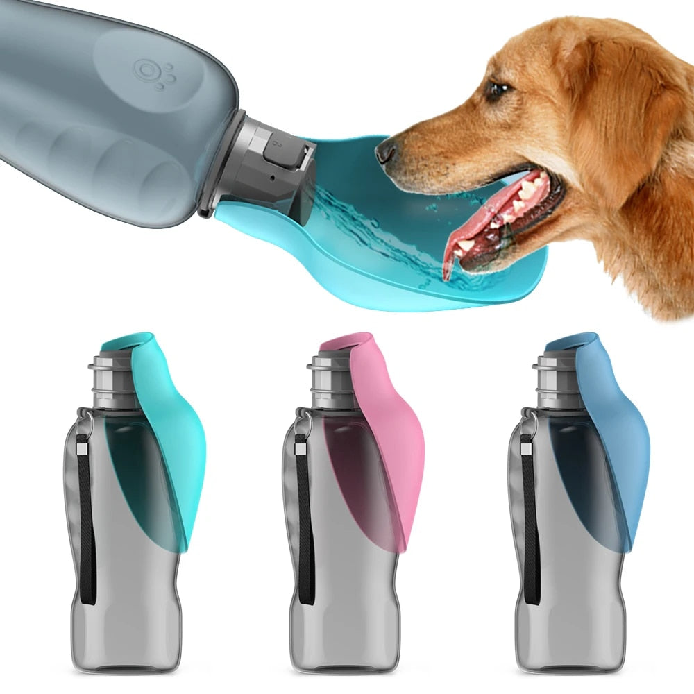 800ml High-Capacity Portable Dog Water Bottle for Outdoor Adventures