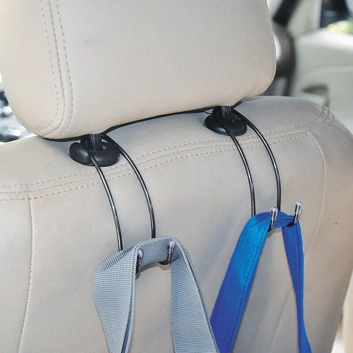 Car Seat Back Metal Hook: Hidden Organizer for Bags & Coats