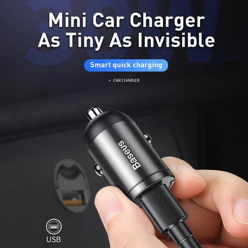 30W mini car charger QC 4.0 Type-C, view 4 - MRSLM