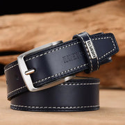 men's genuine cowskin leather belt, view 5 - MRSLM