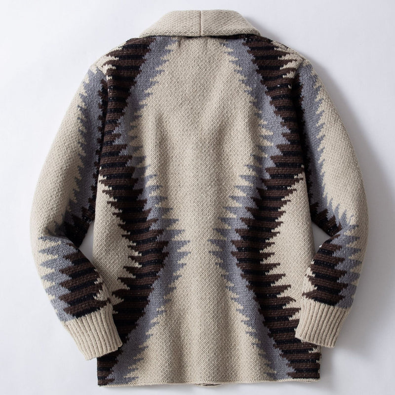 men's knitted thickened sweater, view 4 - MRSLM