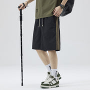 men's side ribbon quick-dry casual shorts - MRSLM