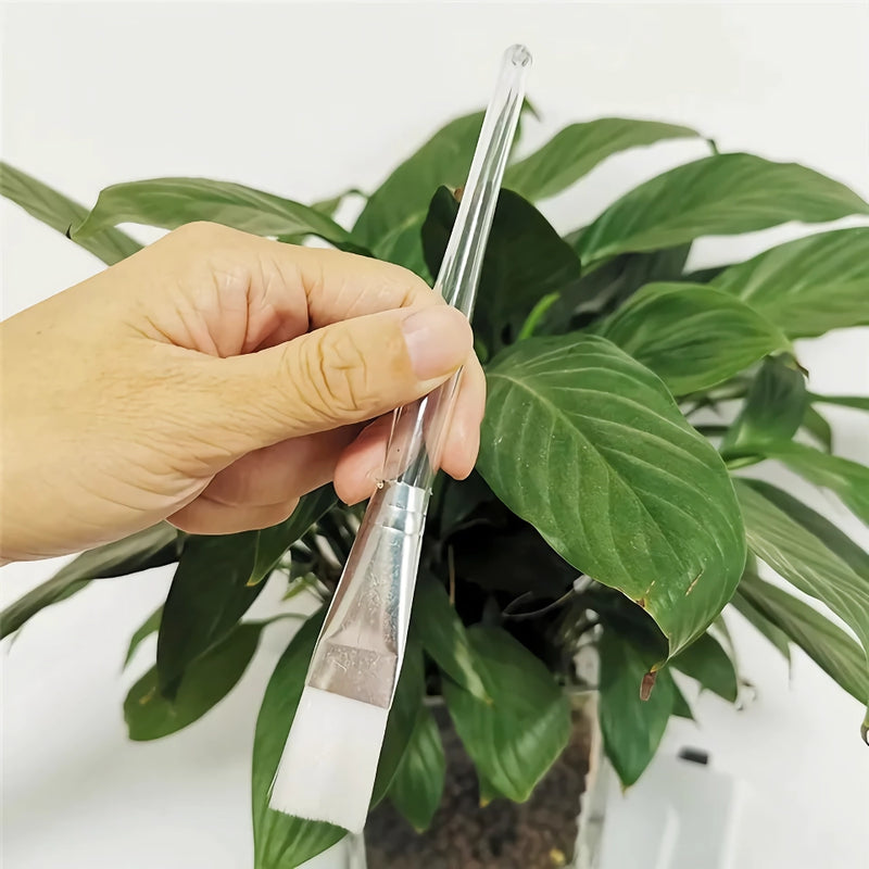 100 pcs transparent watercolor paint brushes, view 4 - MRSLM