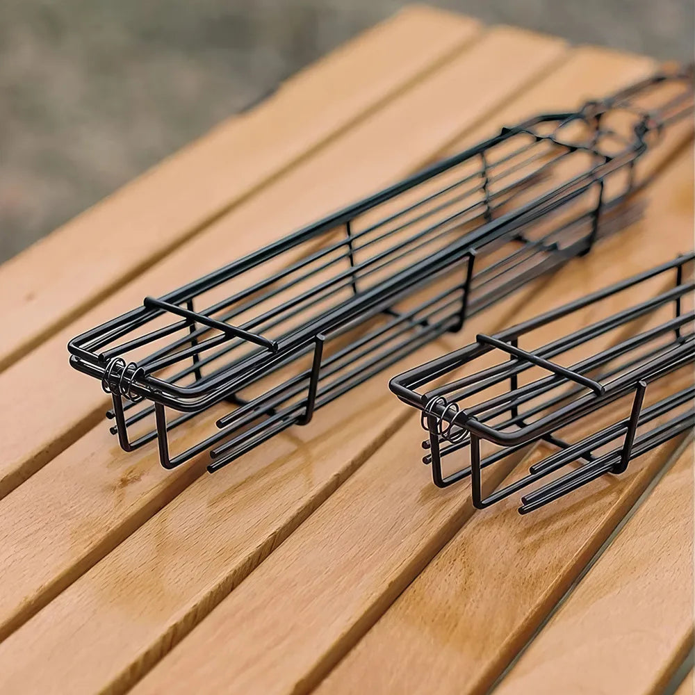 Outdoor Wooden Handle BBQ Cage