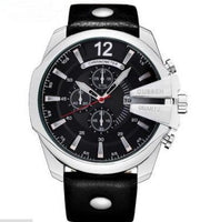 Men's large dial three-eye watch, view 4 - MRSLM