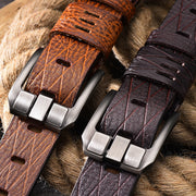 men's leather belt, view 2 - MRSLM