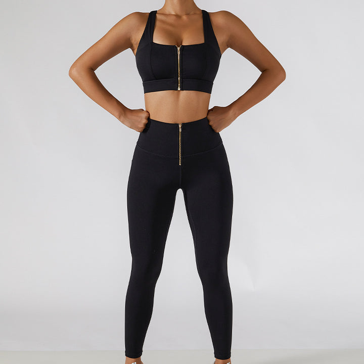 Sports Suit Seamless Yoga Set Women Two Pieces