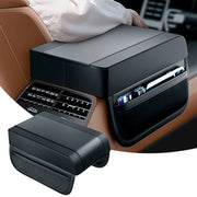 universal black car armrest pad cover, view 3 - MRSLM