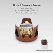 portable mini alcohol stove, view 3 - MRSLM