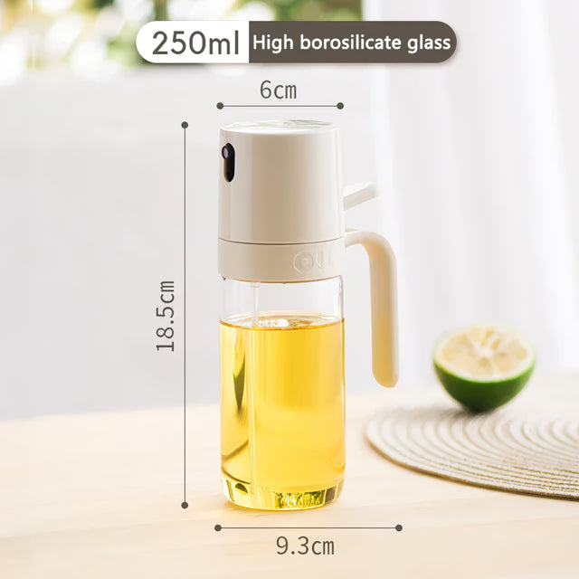 250ml glass oil spray bottle, view 2 - MRSLM