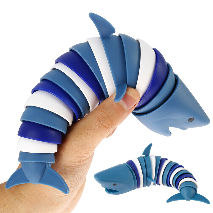 360-Degree Articulated Ocean Shark Sensory Fidget Toy