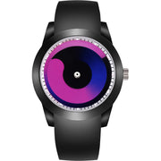 men's whirlpool dial silicone strap watch, view 3 - MRSLM
