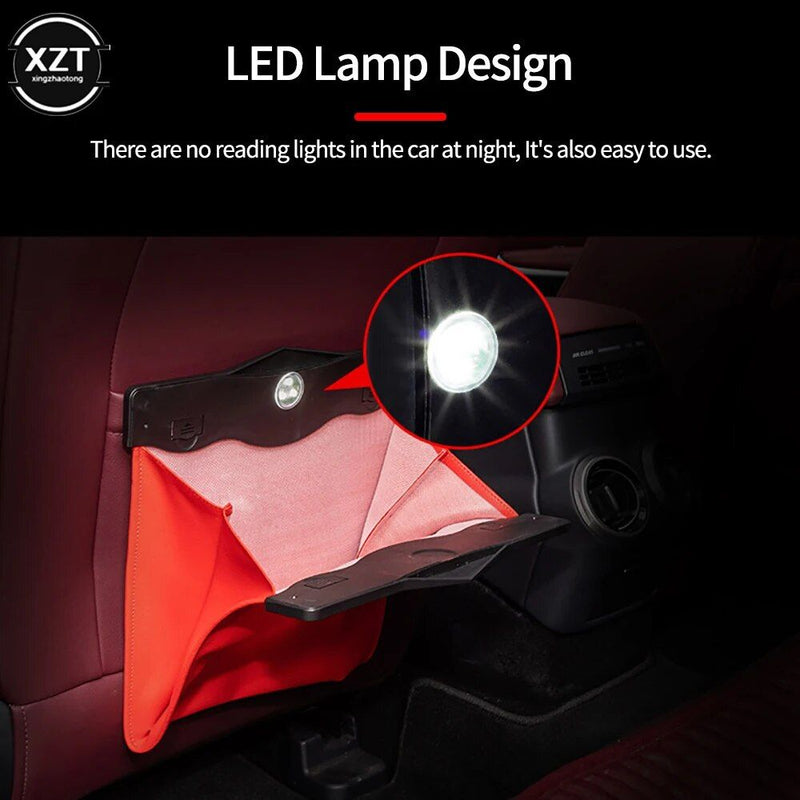 led magnetic car trash bin, view 11 - MRSLM
