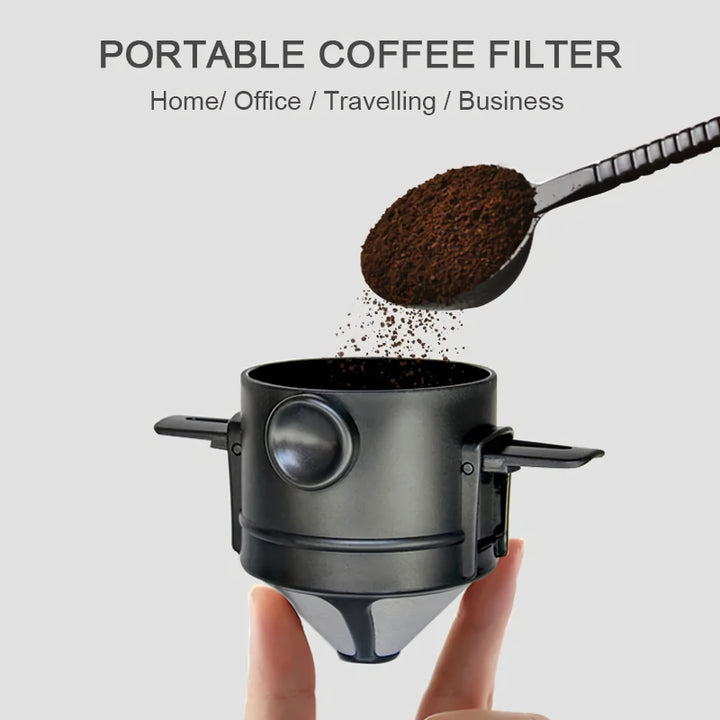 Copo portátil para filtro de café manual