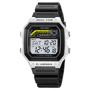 Men's military digital sport watch, view 7 - MRSLM