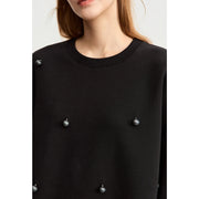women's oversized crew neck sweatshirt, view 6 - MRSLM