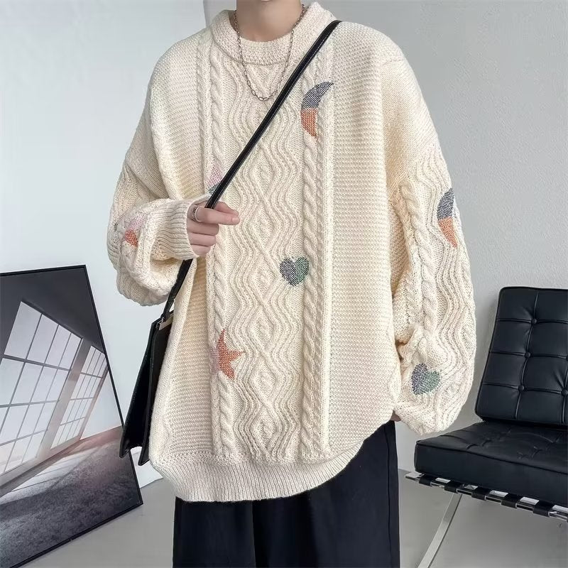 men's twist embroidered sweater - MRSLM