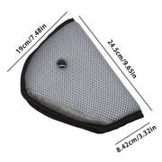 child seat belt pad and clip, view 4 - MRSLM