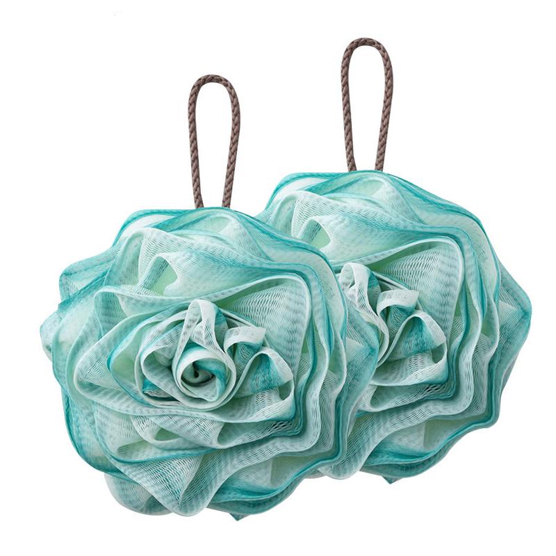 2 Stück Duschschwamm in Blumenform