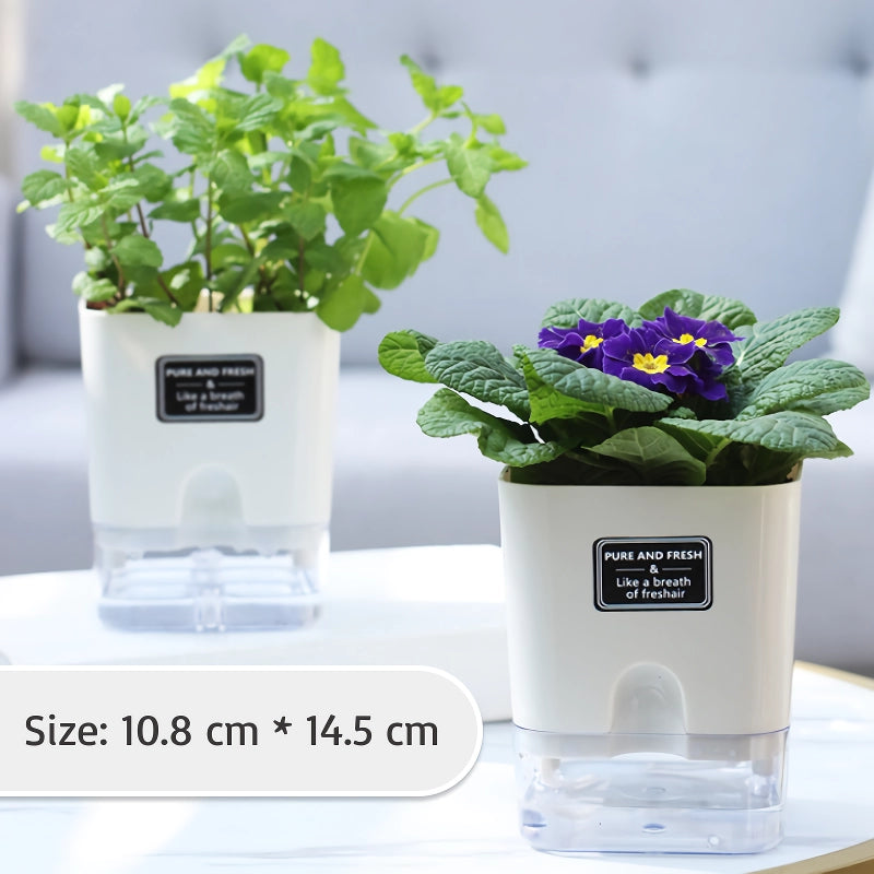 reusable self-watering flowerpot, view 8 - MRSLM