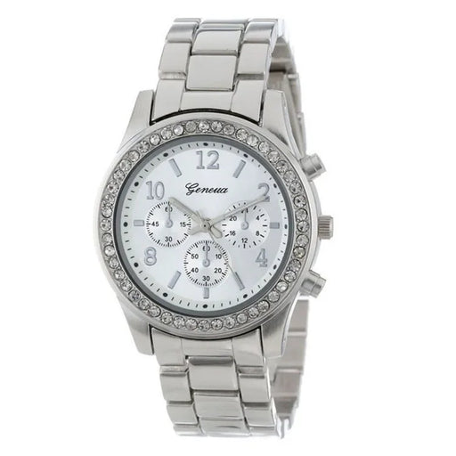 diamond rose gold women's quartz watch, view 4 - MRSLM