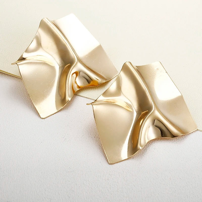 Vintage square statement earrings - MRSLM