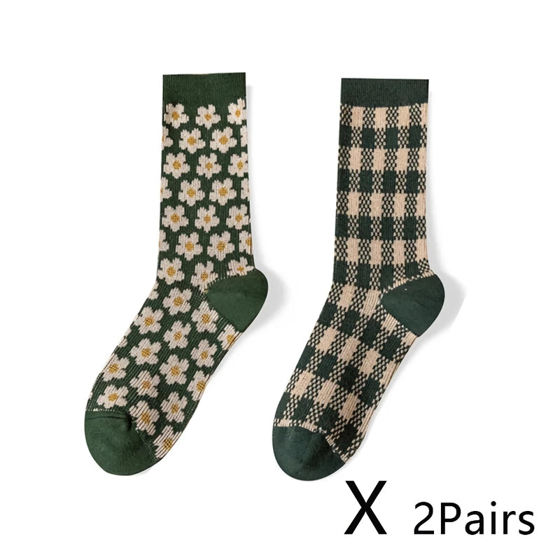 Lange Herbstsocken