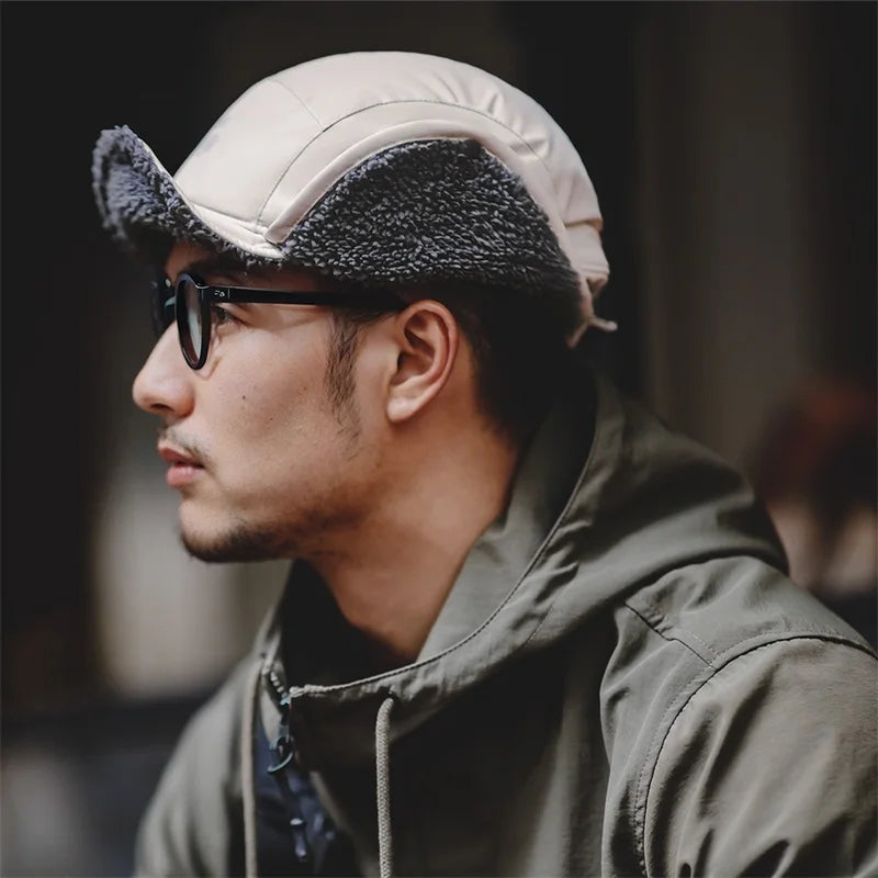vintage fleece earcuff cap - MRSLM