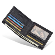 Men's leather wallet with RFID protection, view 7 - MRSLM