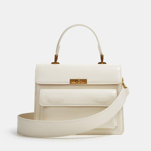 pu leather tote bag, view 4 - MRSLM