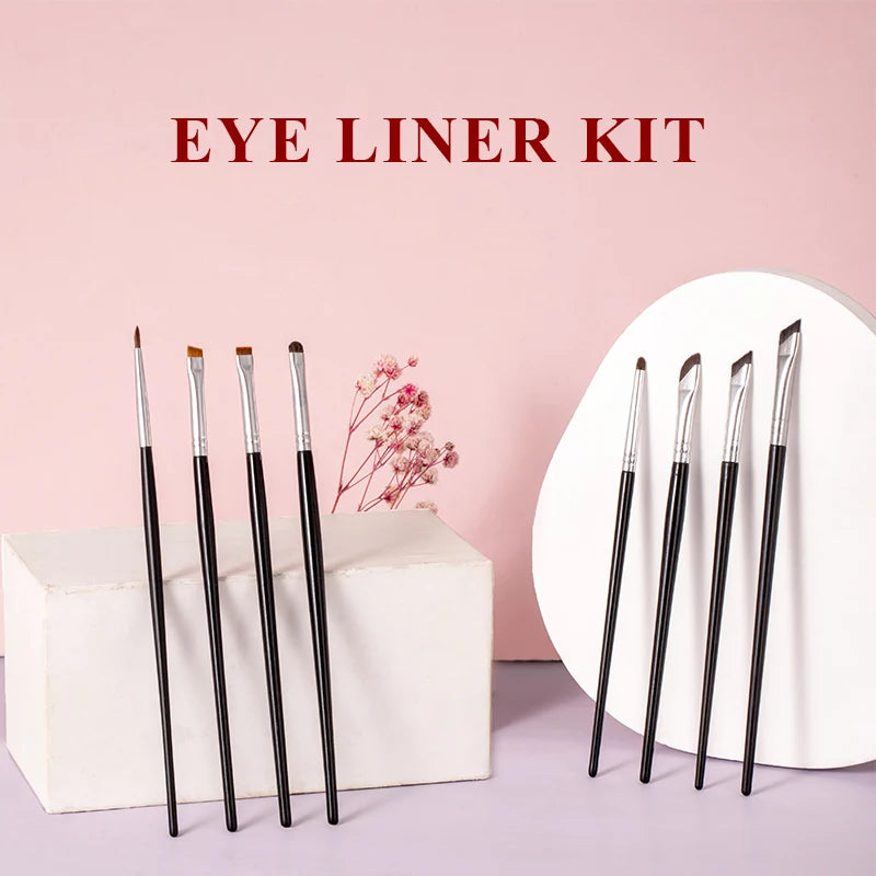 4-piece synthetic eye makeup brush set, view 4 - MRSLM