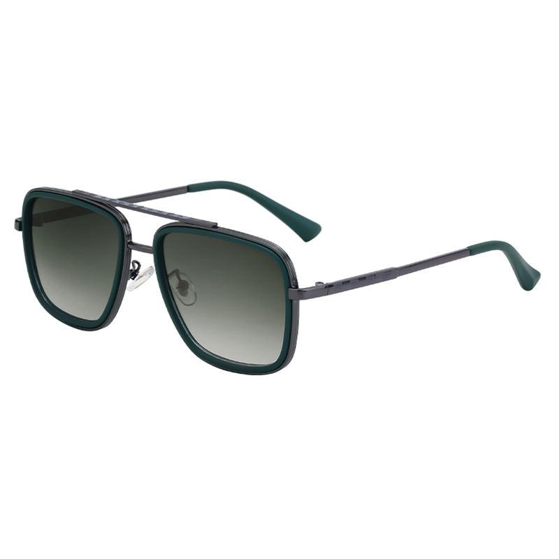 vintage square oversized sunglasses, view 2 - MRSLM