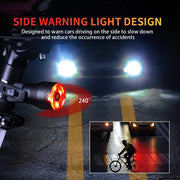 Smart auto brake sensing bicycle tail light, view 10 - MRSLM