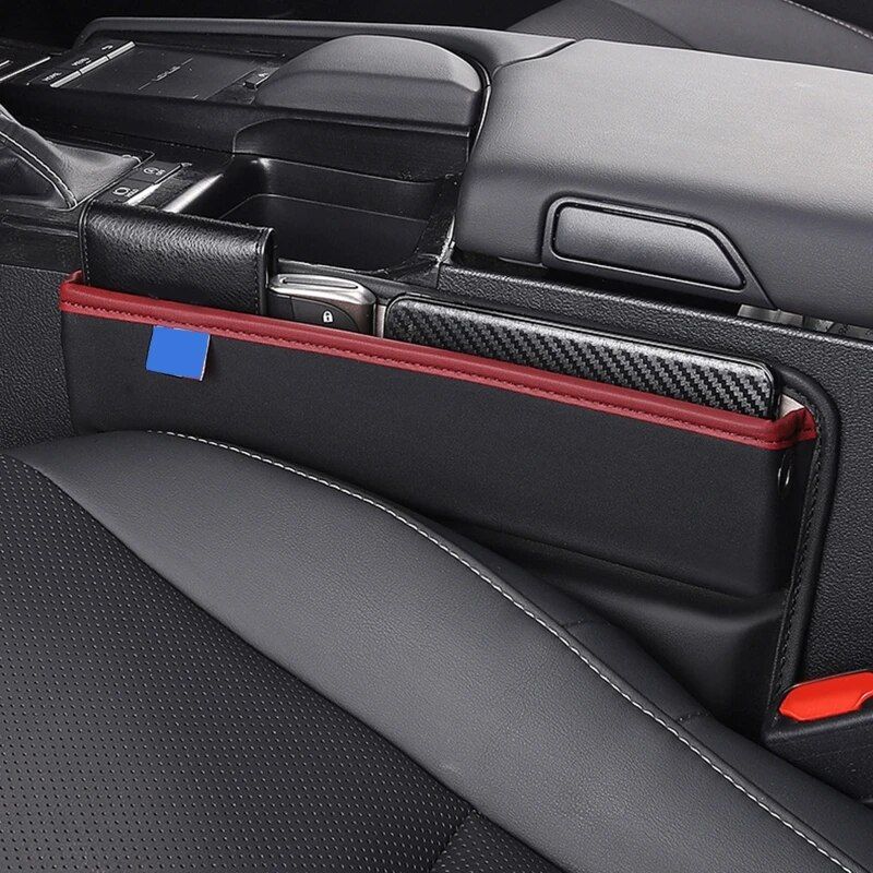 Luxurious Leather Vehicle Seat Gap Organizer