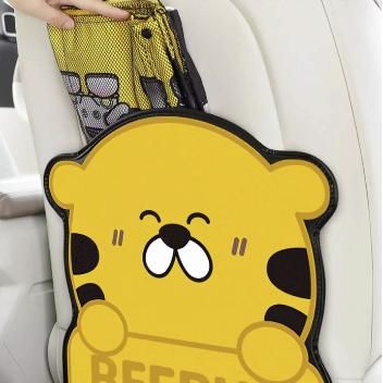 Kid-Friendly Car Seat Protector - Waterproof, Cartoon-Designed Anti-Kick Mat