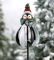 snowman garden wind spinner, view 3 - MRSLM