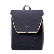 denim waterproof backpack, view 2 - MRSLM