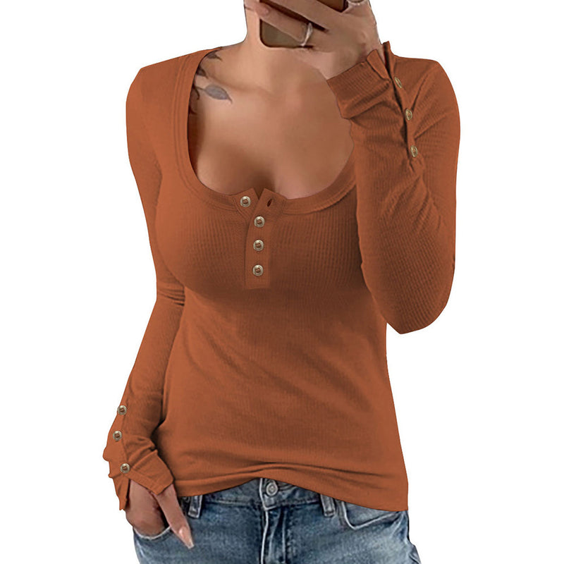 women's square neck puff sleeve knit top, view 19 - MRSLM