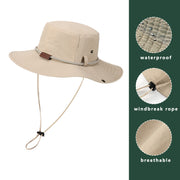 men's waterproof bucket hat, view 5 - MRSLM