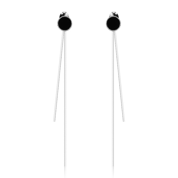 Women's Tassel Style Sterling Silver Earrings