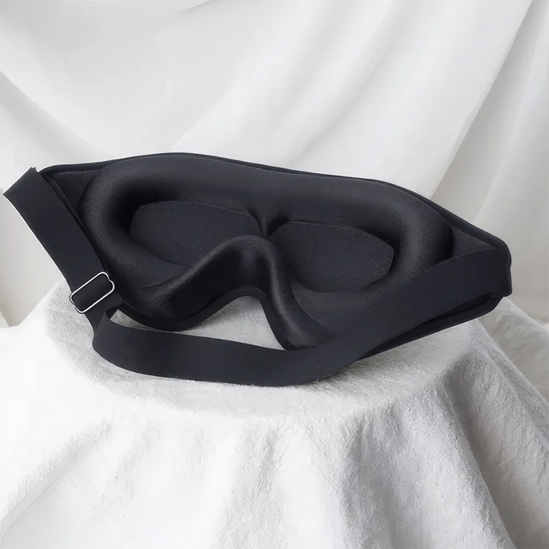 Seiden-3D-konturierte Schlafmaske