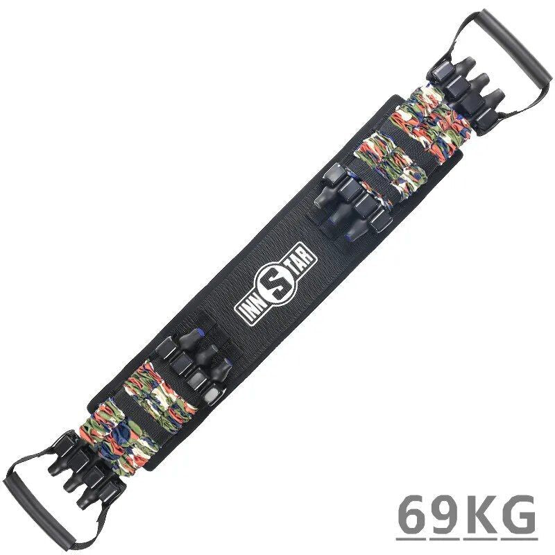 Adjustable resistance training band set, view 4 - MRSLM