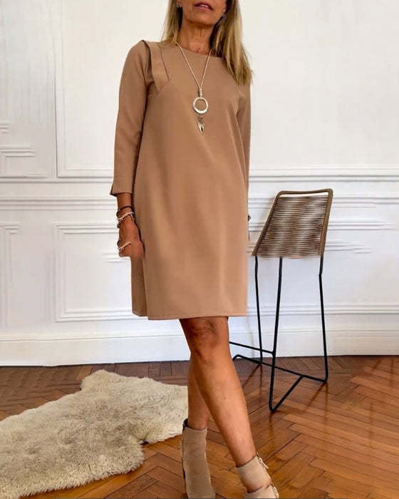 Casual Solid Color Women&