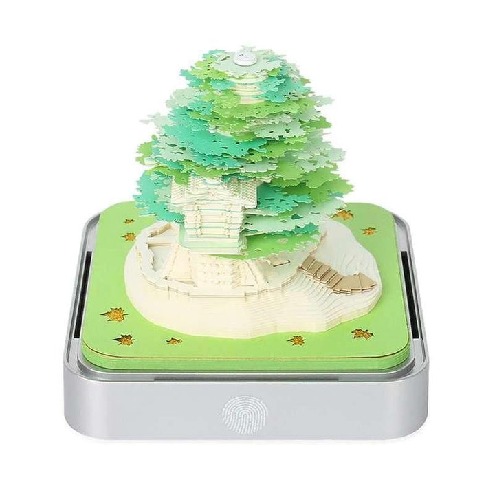 2024 Calendar Memo Pad 3D Paper Art Earth Decoration Creative Desk Calendar DIY Notes Notepad Sculpture Gift