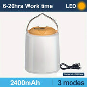 rechargeable LED camping lantern with hook, view 2 - MRSLM