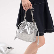 Cartoon embossed bucket bag - MRSLM